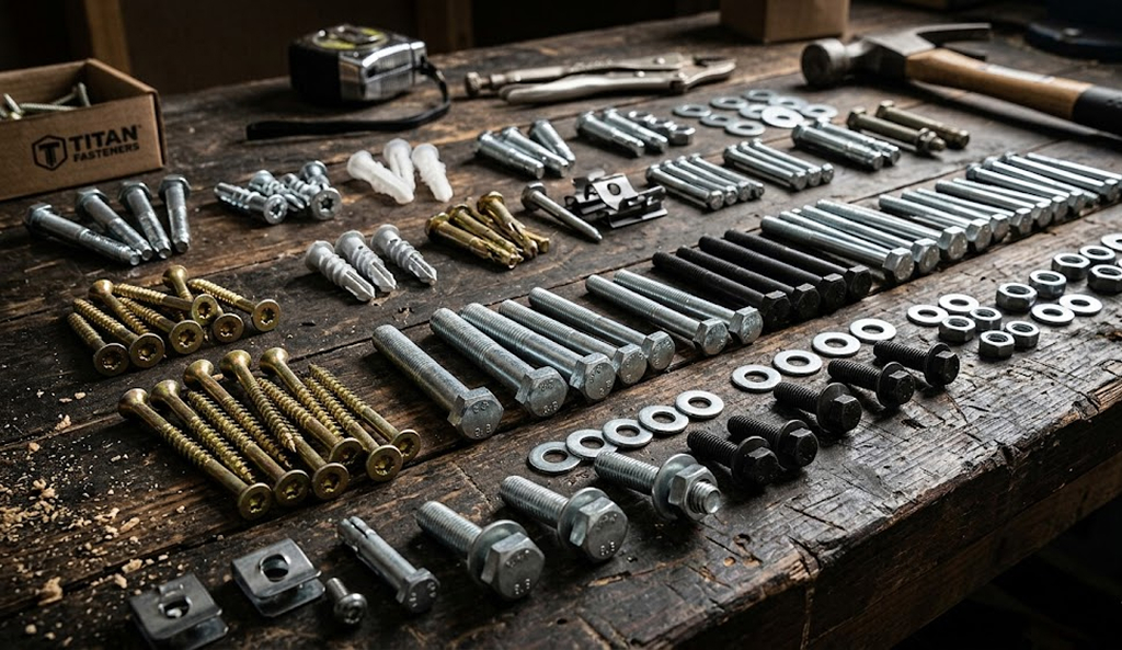 Large collection of premium construction screws